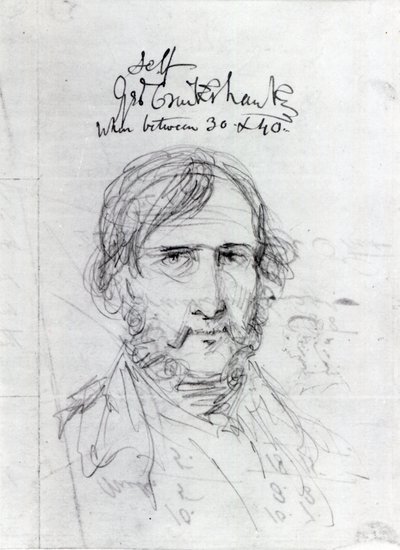Self Portrait by George Cruikshank